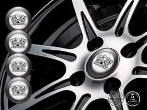 Hub cap sticker Sleek Edition Custom Labels for Vehicles